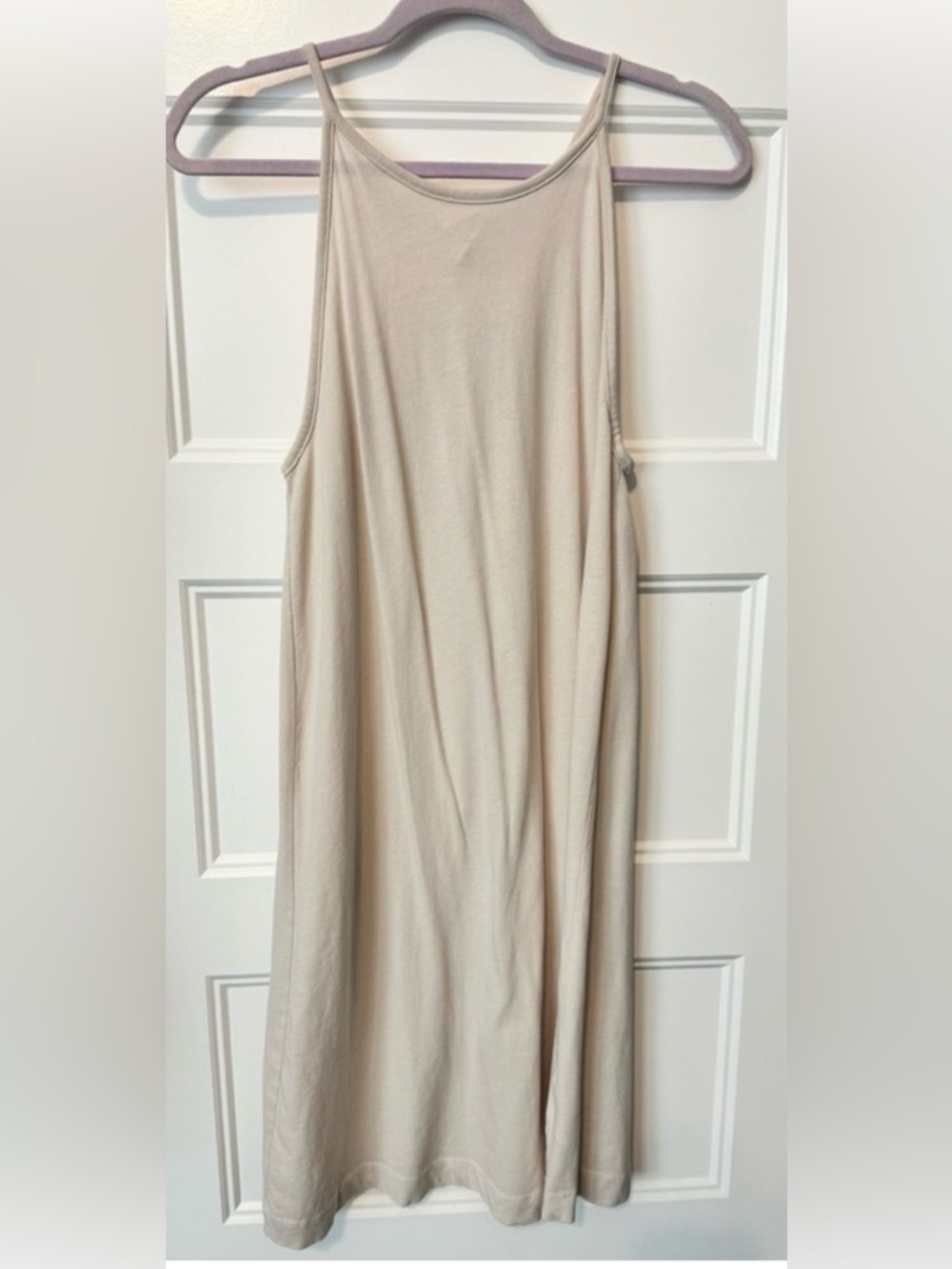 H&M Beige Tank Dress Size Small Minimalist Slip
Dress Neutral Summer